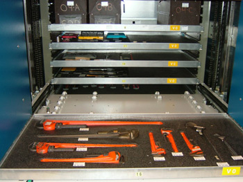 Tool Kitting Vertical Lift Modules- Tool Room Storage- Tool Kitting Vertical Lift Modules