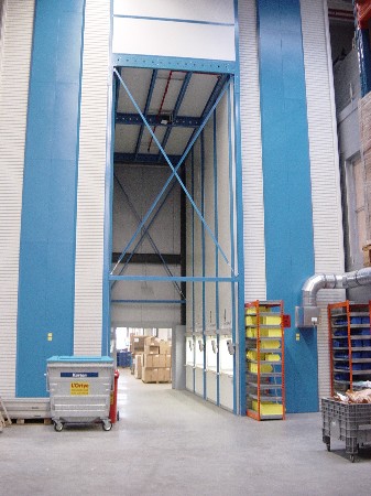 Vertical Lift System, Tool Crib Storage, Hanel Vertical Lift System