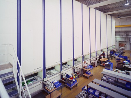 Vertical Lift Module Customer Storage, Manufacturing Parts Storage, Vertical Lift Module Customer Storage