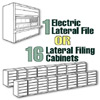 Vertical Carousel Capacity- Electric Lateral Files- Vertical Carousel Capacity