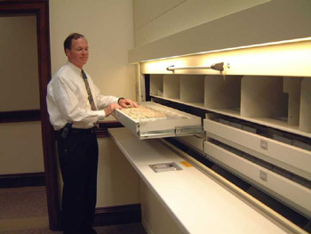 Automated Shelving Carousels- Multi-Media Storage- Automated Shelving Carousel